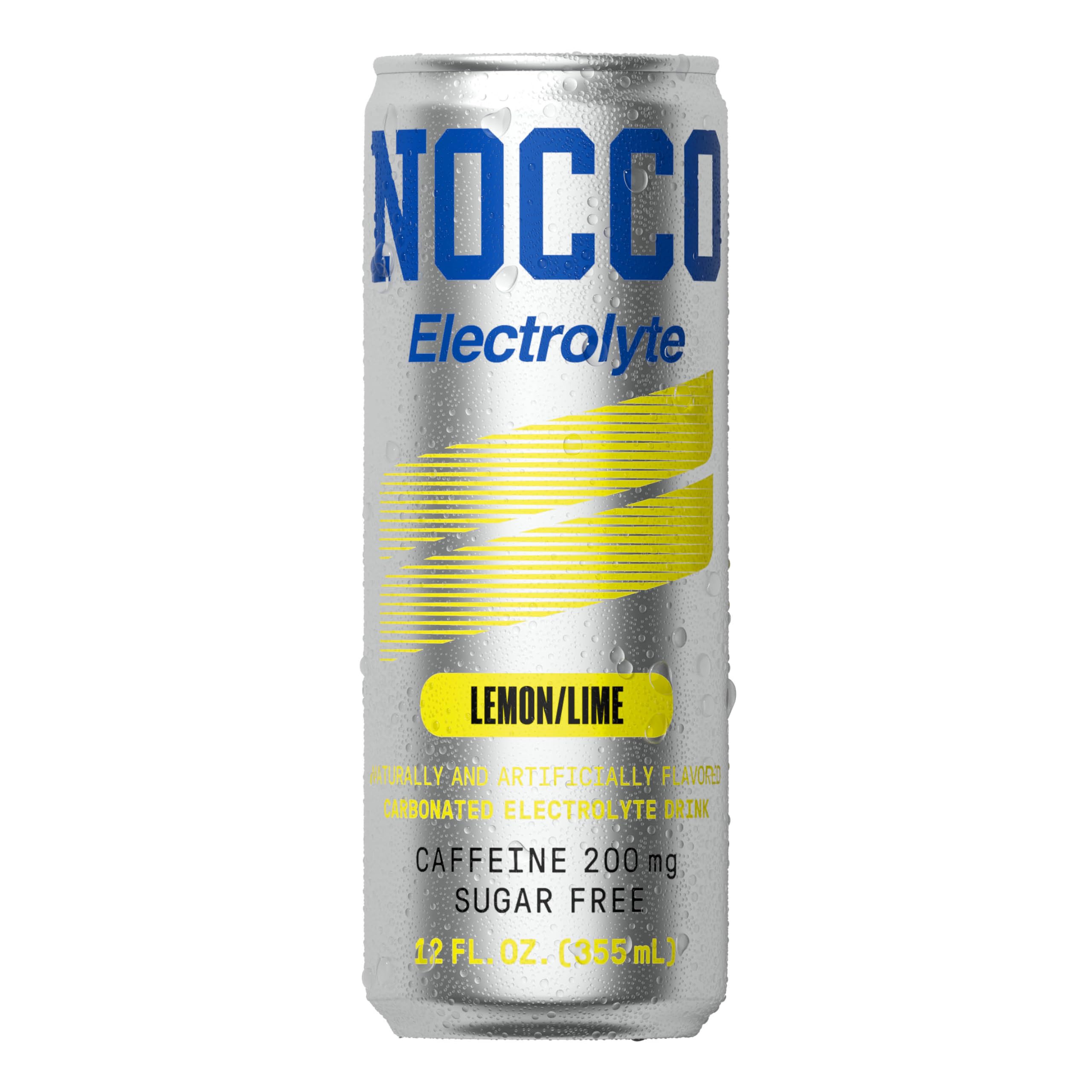 Amazon.com : NOCCO Zero Sugar Electrolyte Drink, Lemon/Lime - 12