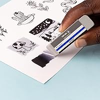 Vista 6 de Tombow 67304 Mono Sand Eraser, 2-Pack. Silica Eraser Designed to Remove Colored Pencil and Ink Markings