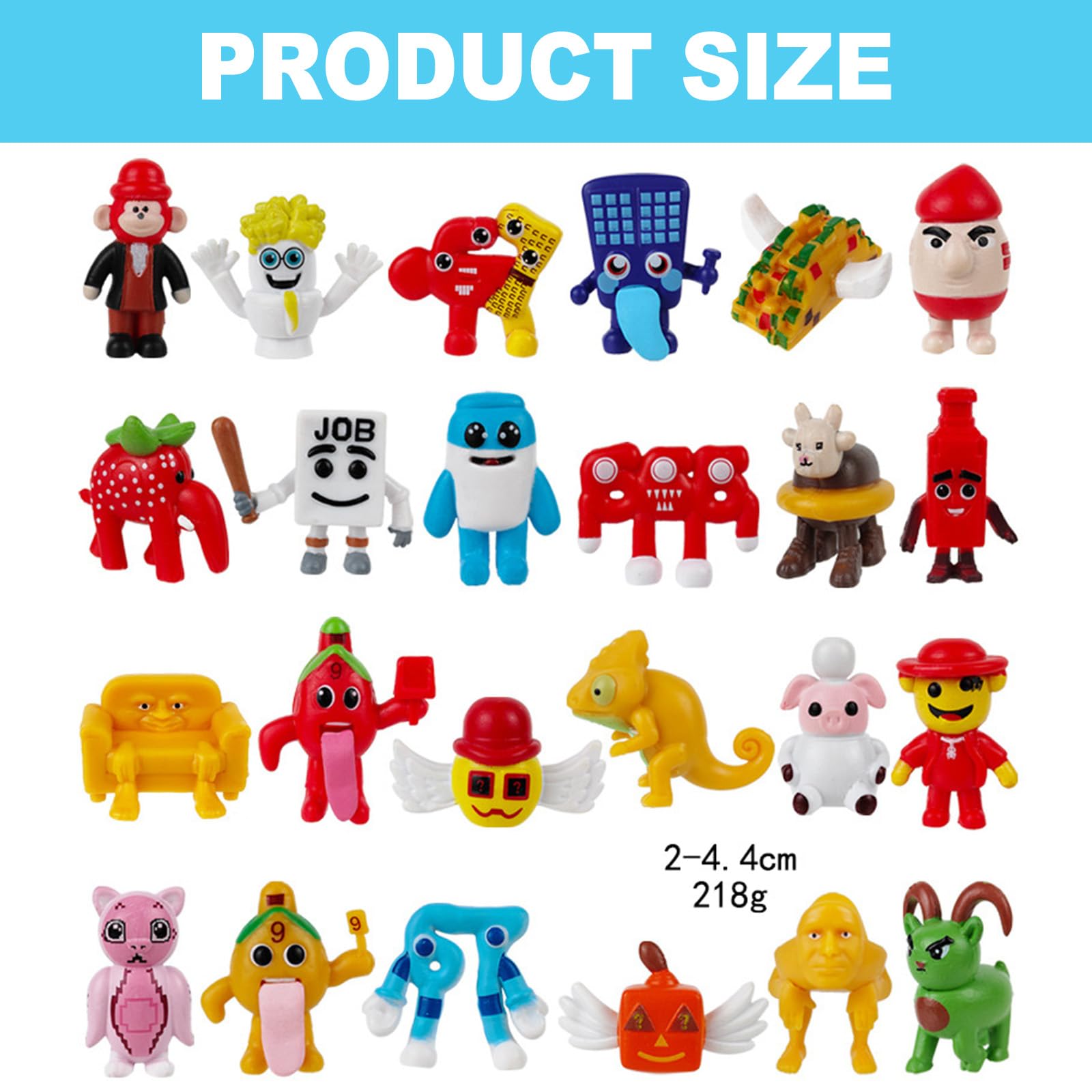 zhongko 24Pcs Steal a Brainrot Figure, 3D Printed Brainrot Toy, Funny Collectible Figures, Action Figure - Image 2