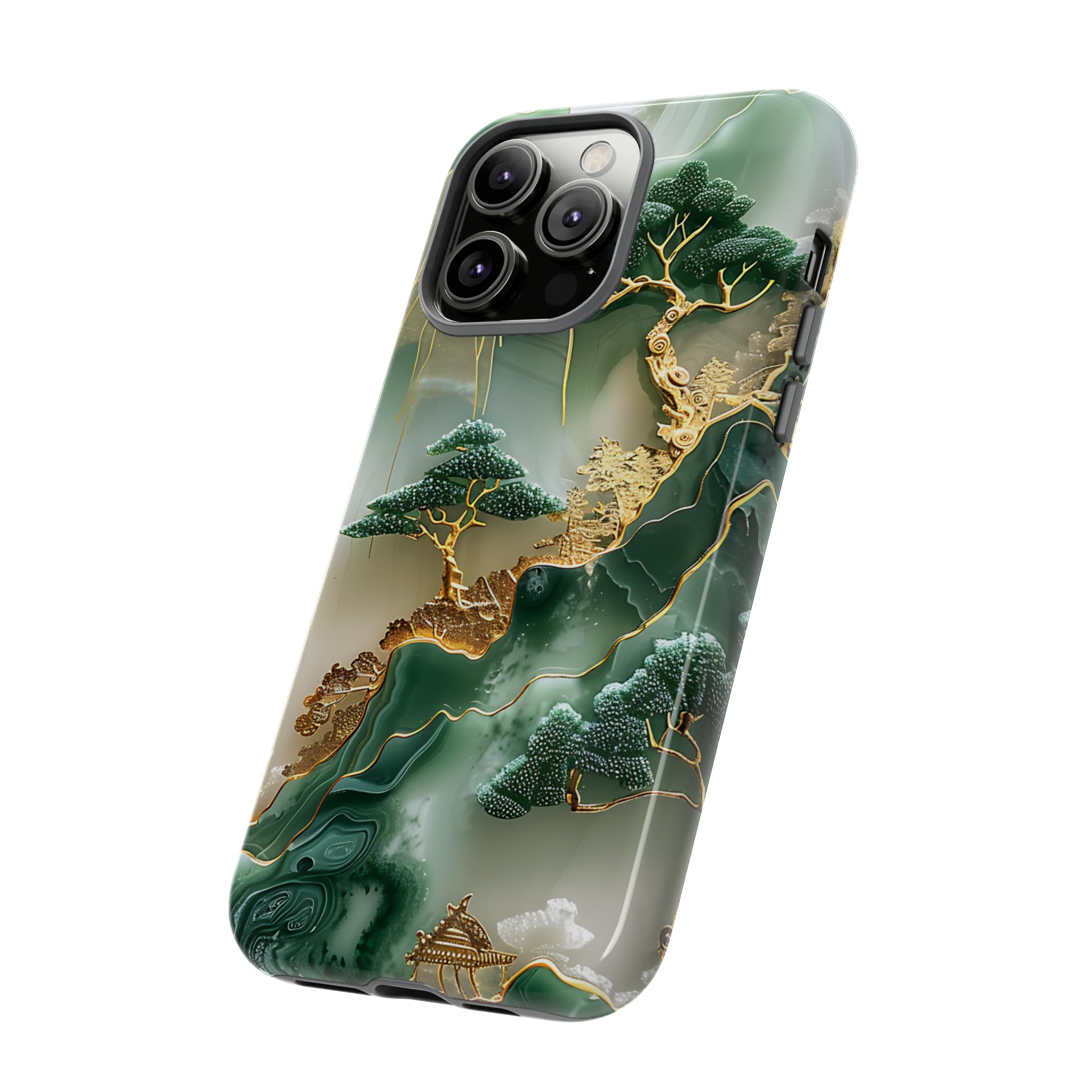 Amazon.com: Generic Asian Jade Carving 3D Effect Landscape Art