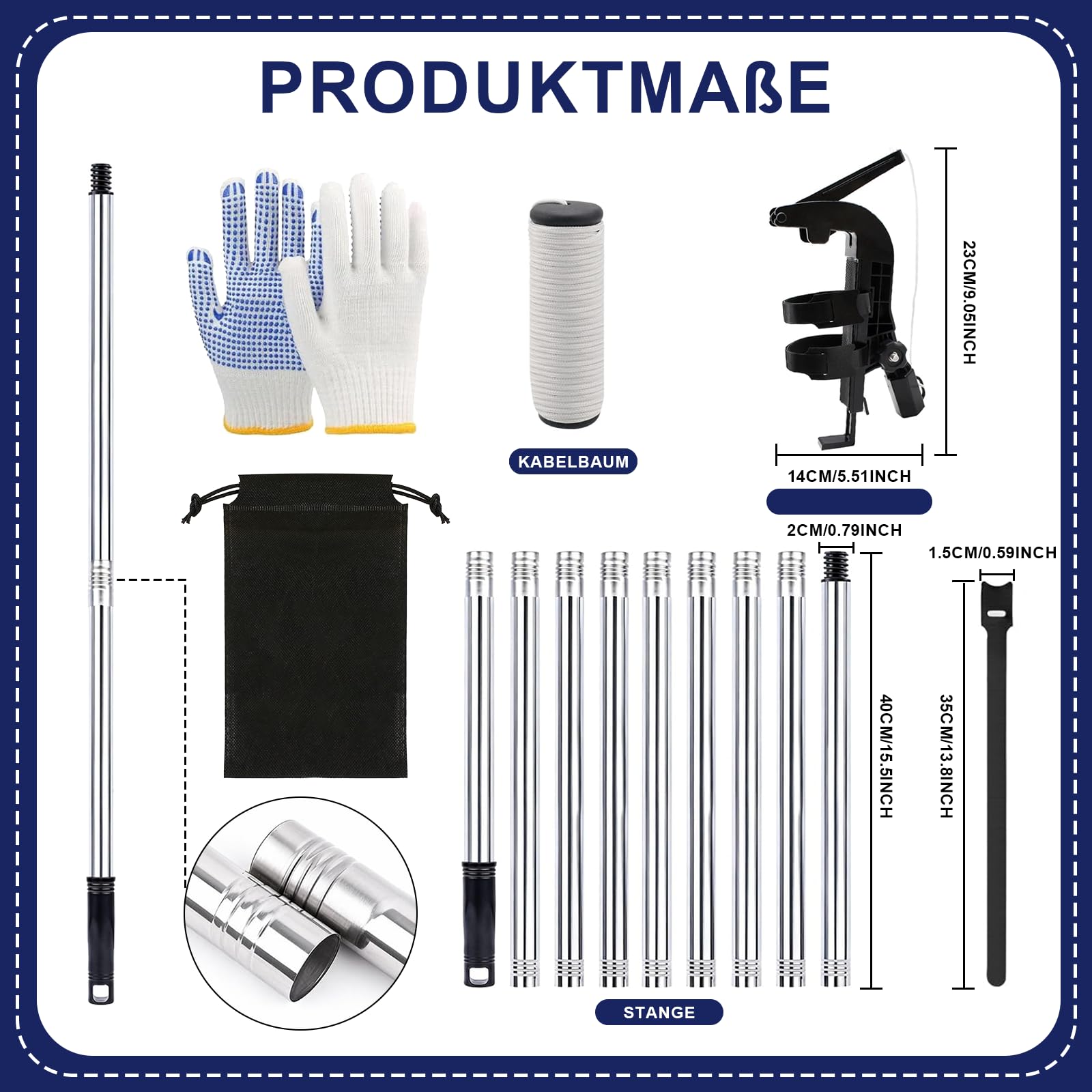 4 m Sprühdosen Verlängerung Adapter, Teleskopstange Thread 3/4", Sprühdosenverlängerung, Einstellbarer Winkel Sprühstange Für Wespenschaum/Wespen Power Spray Insektizid nicht enthalten.
