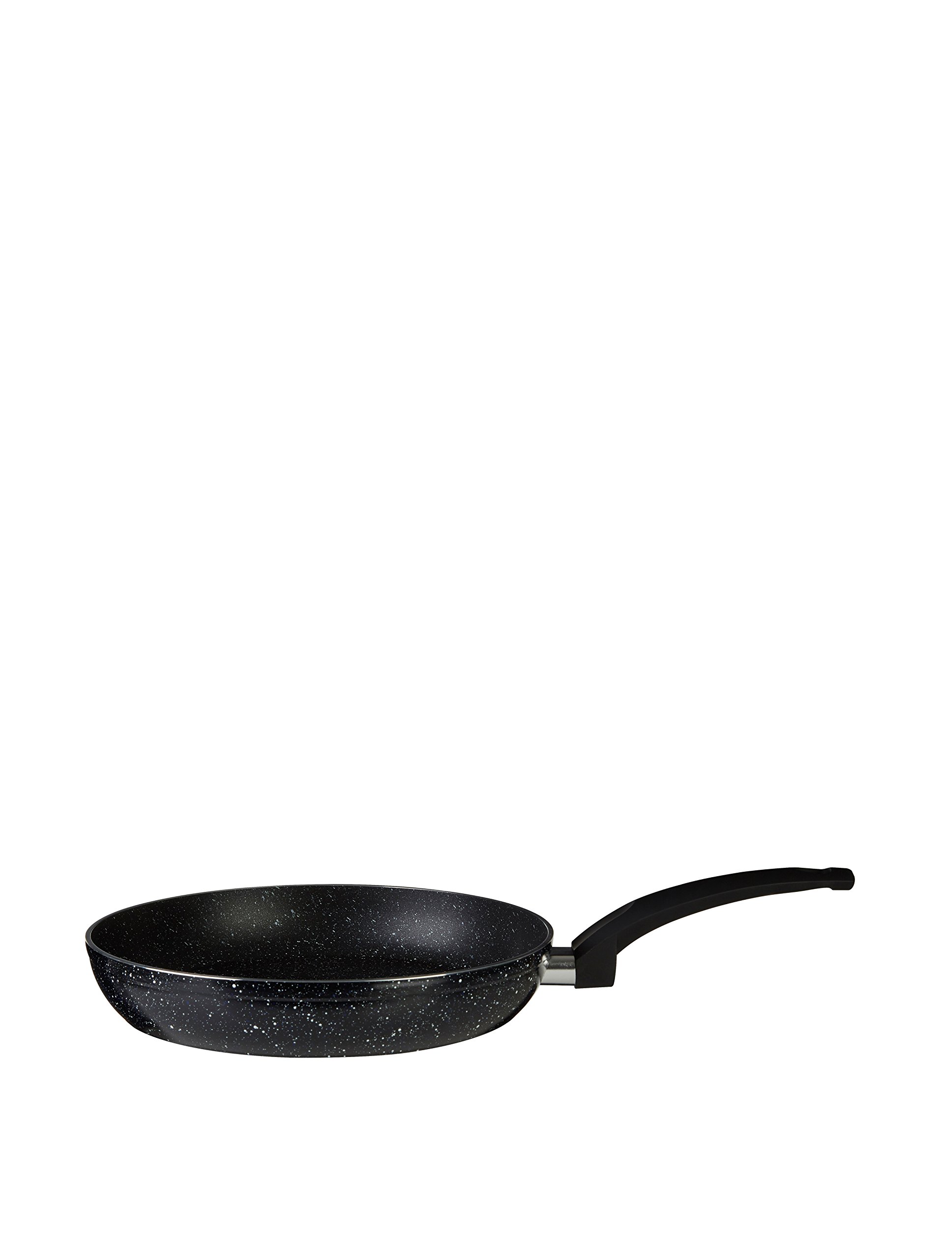 Premier Housewares Stoneflam Frying Pan, Non-Stick Aluminium, Glass Lid - 28cm