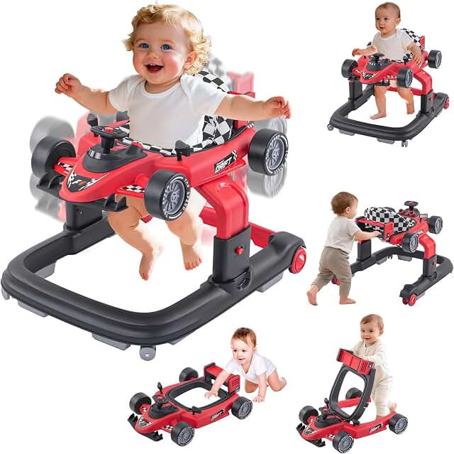 Baby Walker with Wheels race car design image
