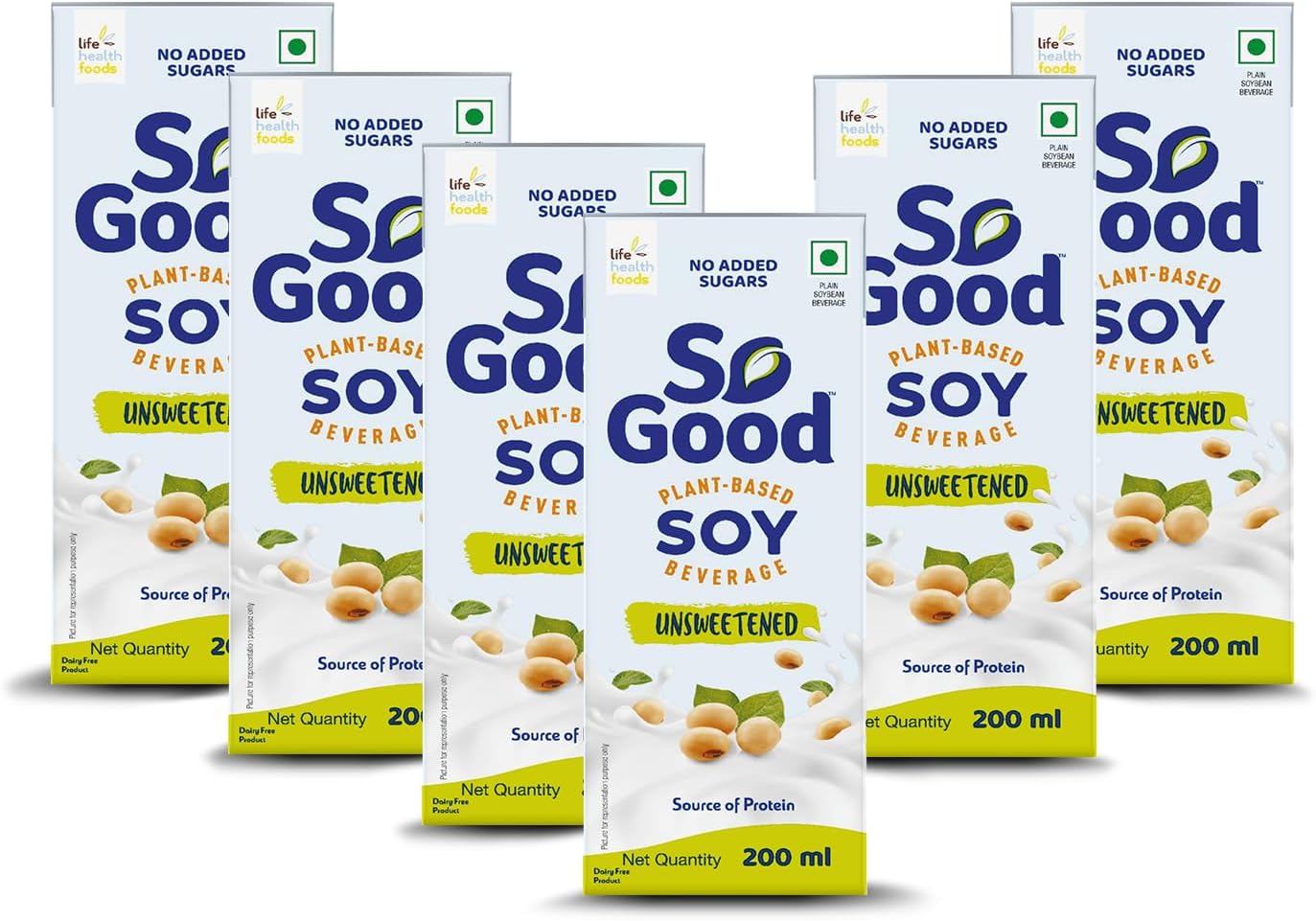Soy Beverage Unsweetened 1.2L (6 x 200ml)