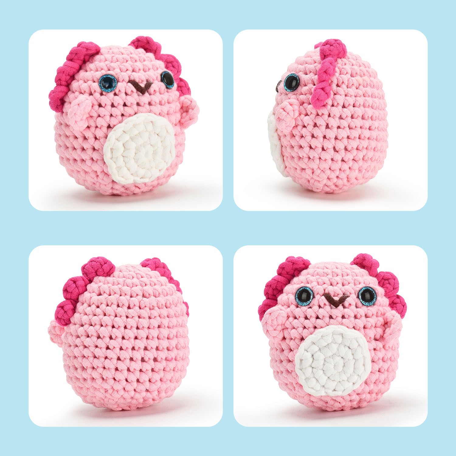 Zepiany Crochet Kit for Beginners Amigurumi Crocheting Animals Kits with Step-by-Step Video Tutorials - Image 4