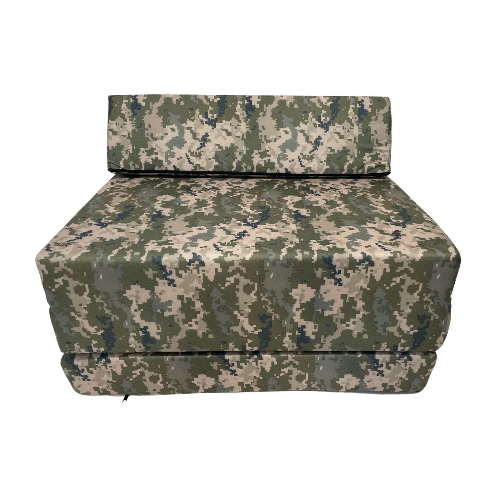 FORTISLINE - Vouwmatras 180 x 65 x 7 cm - 3-delige vouwmatras - H2 gastenmatras - Camping Opvouwbaar - Kamping Bed - Wasbaar overtrek - Volwassenen inklapbaar - Reismatras - Schuimmatras