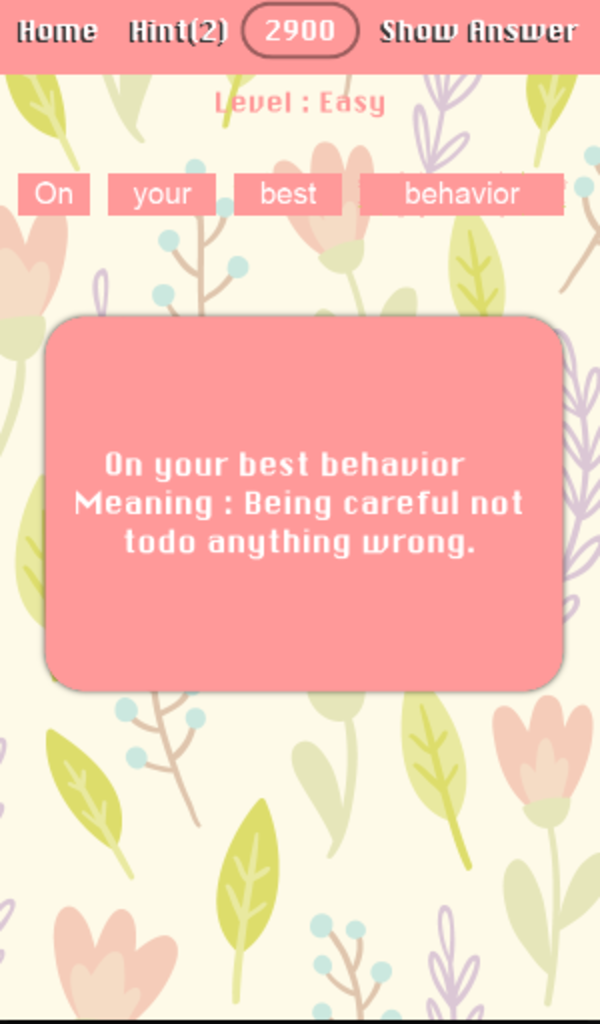 Jumble Phrases Idioms And Sentences Game App on Amazon Appstore