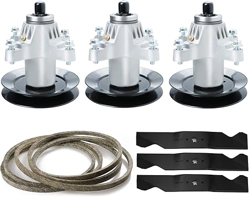 Miniatura 9 de Magorfas 3 piezas cortadora de césped Assenmbly para MTD Cub Cadet RZT 50 LT1050 918-04126B 918-04125 618-04126