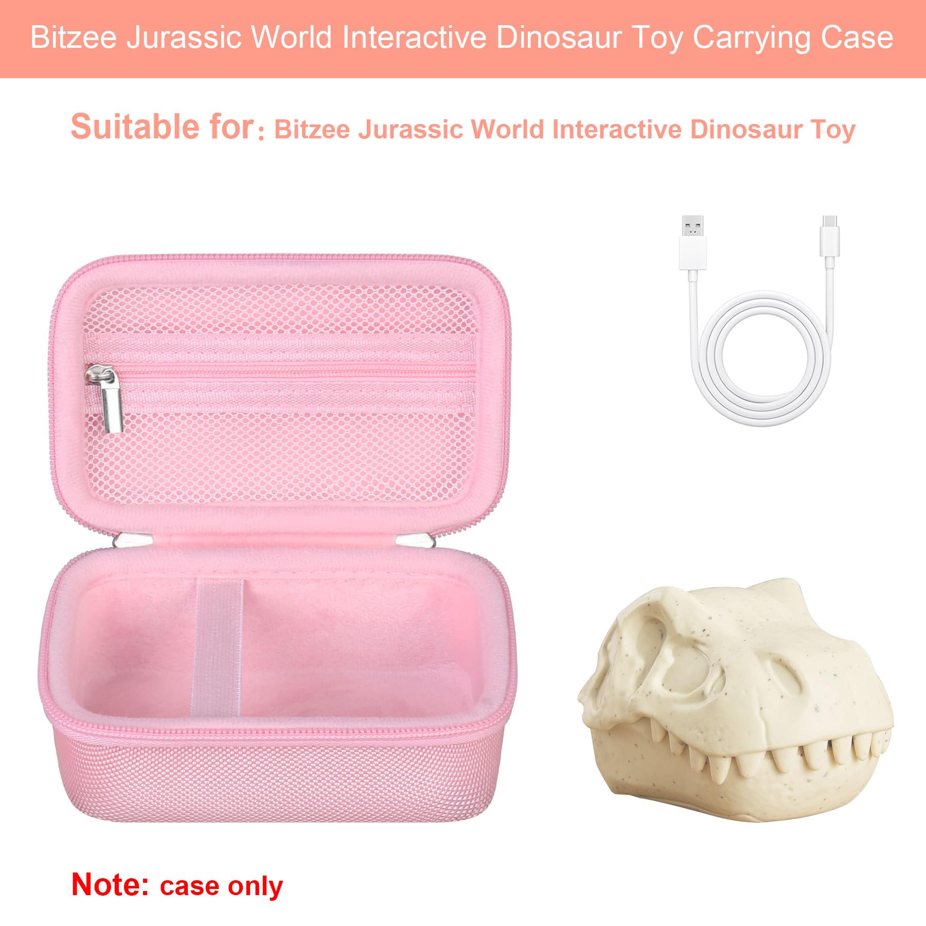 Elonbo Carrying Case for Bitzee Jurassic World Interactive Dinosaur Toy - Image 2