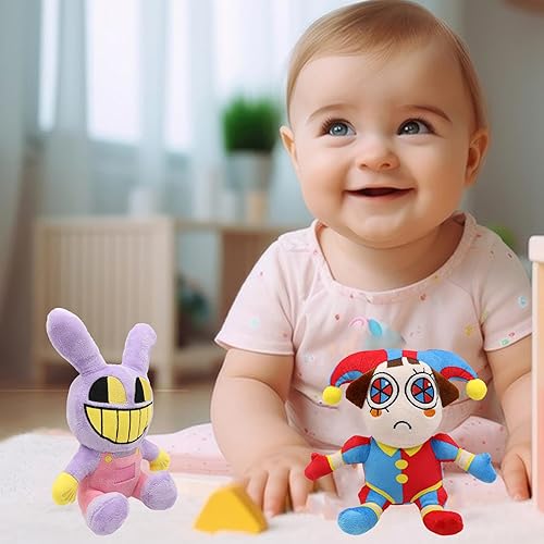 Miniatura 6 de SAJISP The Amazing Digital Circus Plush,4pcs Pomni Plushies Toy Gift, Cute Stuffed Figure Doll for Kids and Adults, Birthday Halloween Christmas