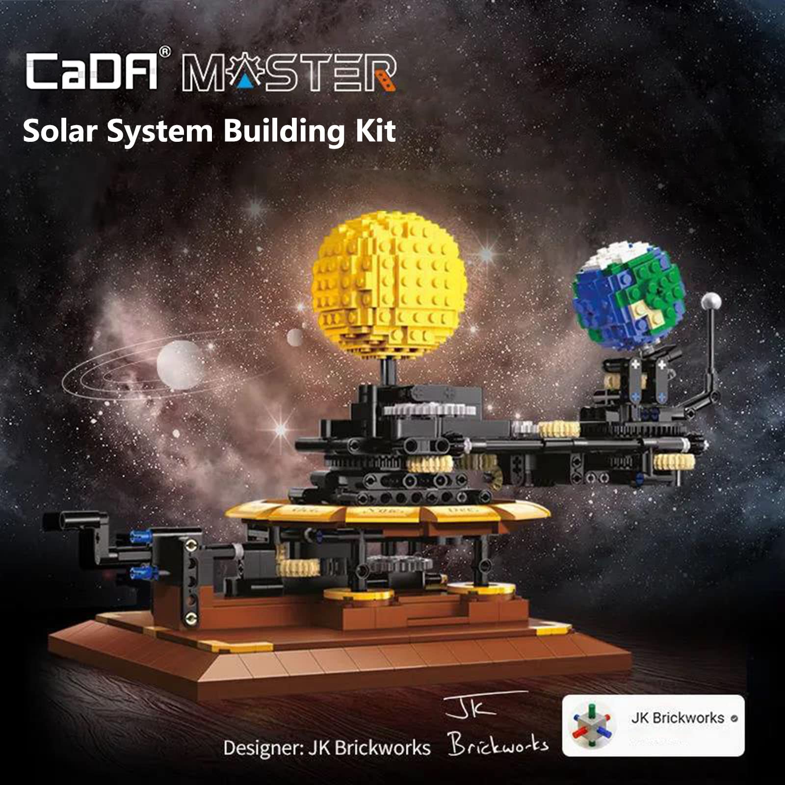 Amazon.co.jp: CaDA マスター C71004W テクニック太陽系地球 月