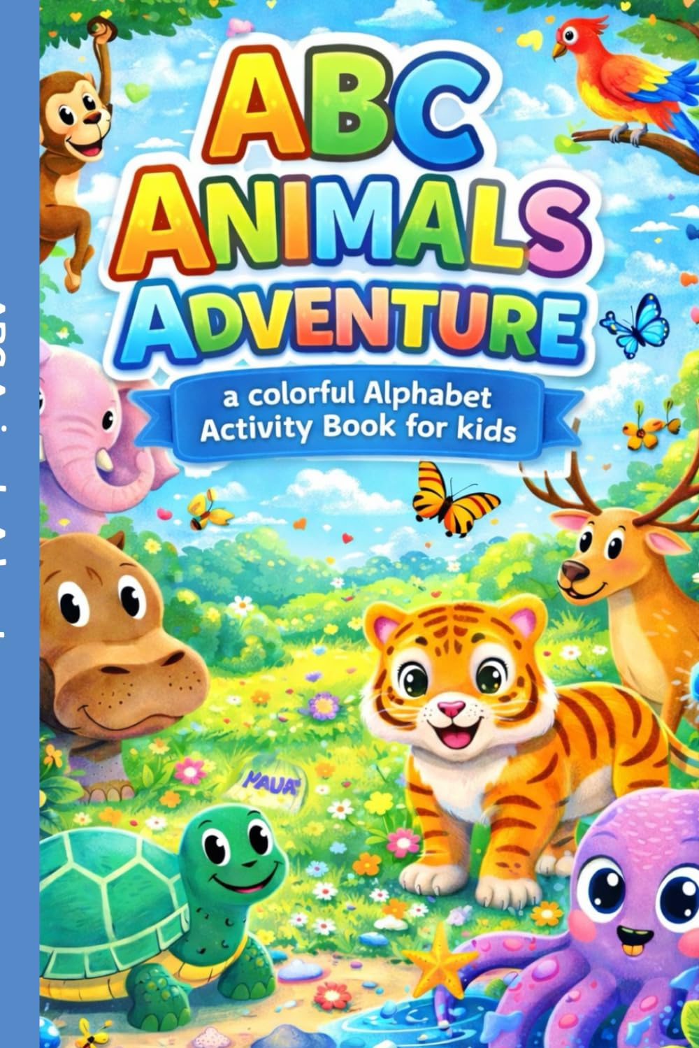 ABC Animals Adventure: A colorful Alphabet Activity Book for kids.
