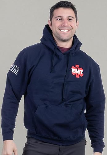 Miniatura 7 de Ann Arbor T-shirt Co. EMT AEMT Star Life  Medical Paramedic Ambulance Emergency for Men Women Hooded Sweatshirt Hoody