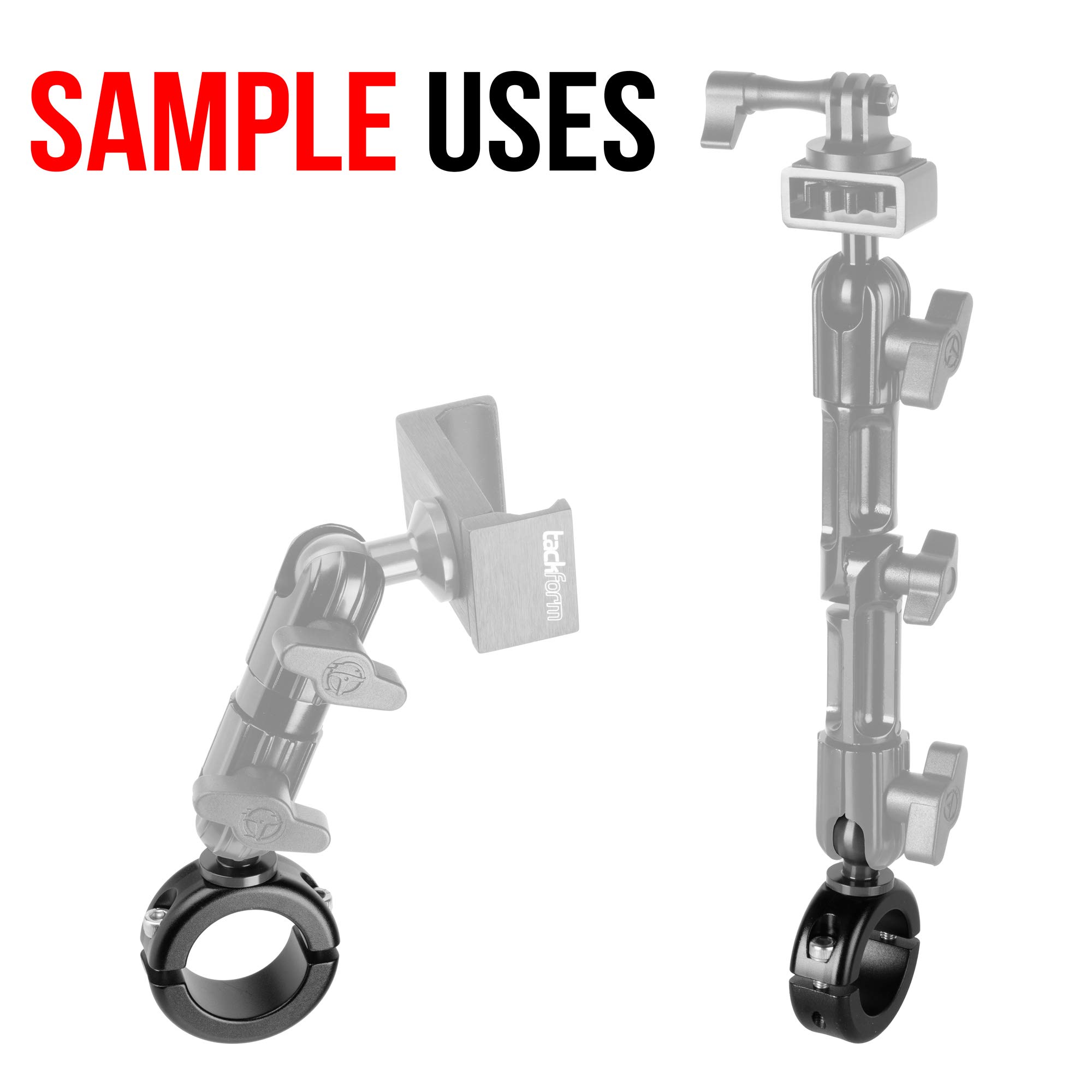 BC3 Universal Clamp For 1-1/4" To 1-1/2" Bars | Chrome | Combo 20mm Me - View #2
