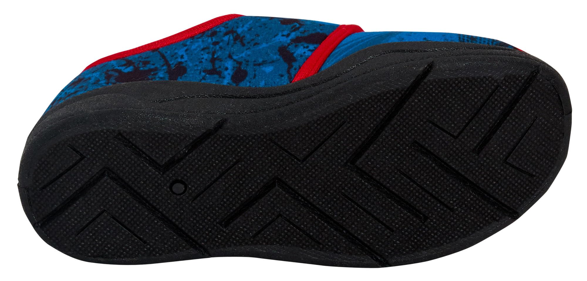 Marvel Spiderman Pantoufles pour garçons à fermeture facile