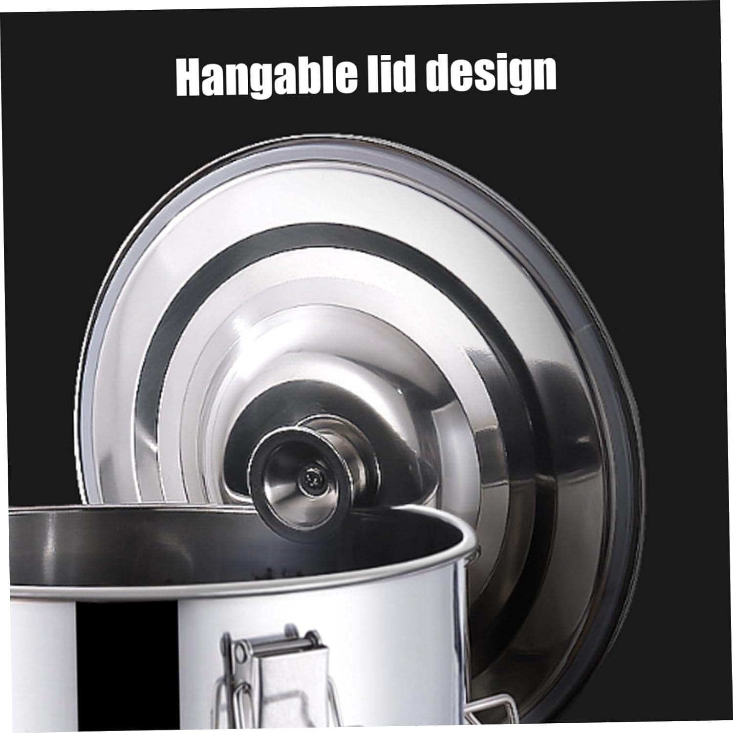 Stainless Steel Milk Can 9L Large Bucket with Lid Wine Bucket with Carry Handle and Buckle Metal Container for Liquid Storage and Transport