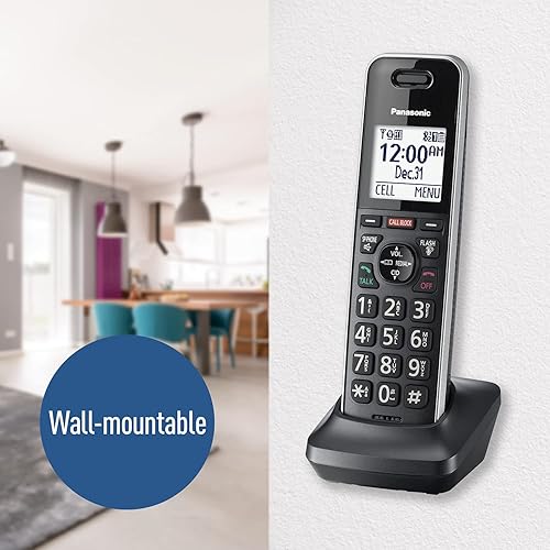 Miniatura 4 de Panasonic Accesorio de extensión de teléfono inalámbrico para conectar a la estación base expandible - KX-TGFA88B (negro)