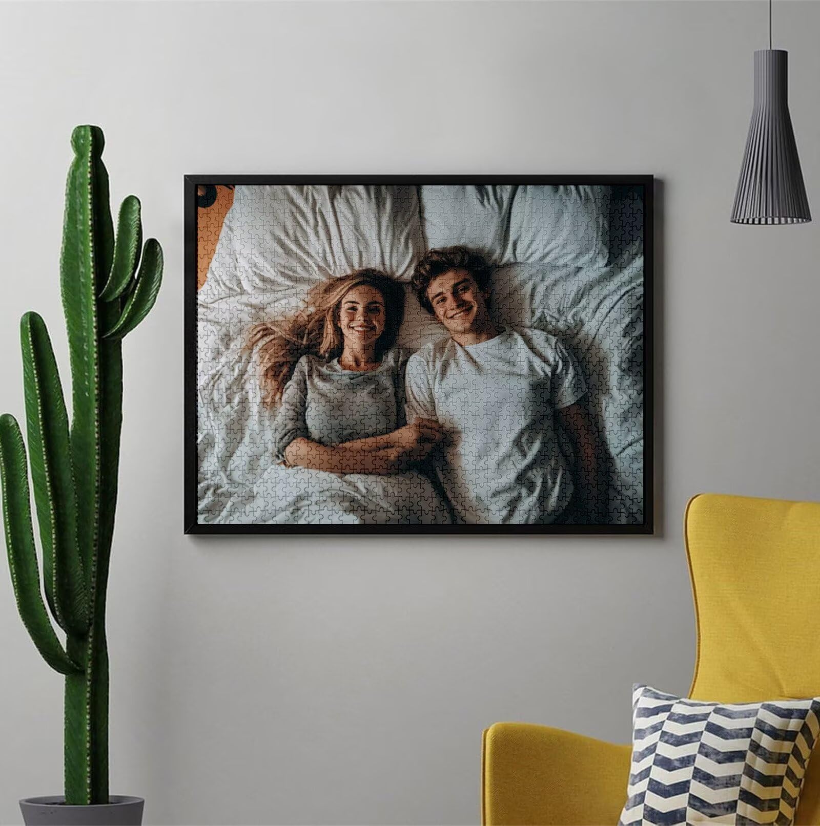 Spersonalizowana łamigłówka ze zdjęciem 1000 1500 2000 3000 4000 5000 sztuk Drewniane Puzzle Spersonalizowane z Twoim Obrazem Oryginalny prezent, z tekstem Rodzina, Zwierzęta, Urodziny, Boże