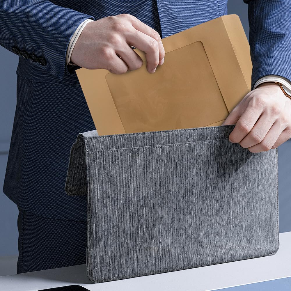 Enveloppes A4 Blanc avec Fenêtre Lot de 15 22.5x32.5 cm