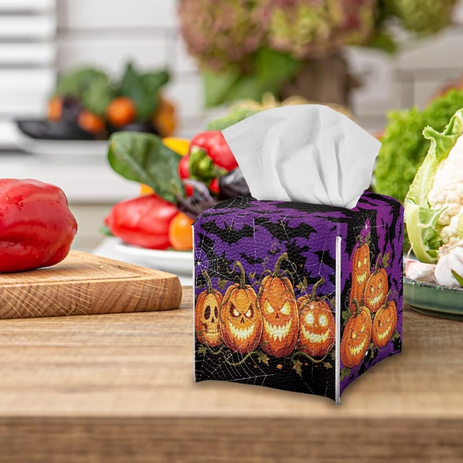 AFPANQZ Tissue Box Cover for Womens Men Fit Tabletop, Bathroom, Car, Office image 3