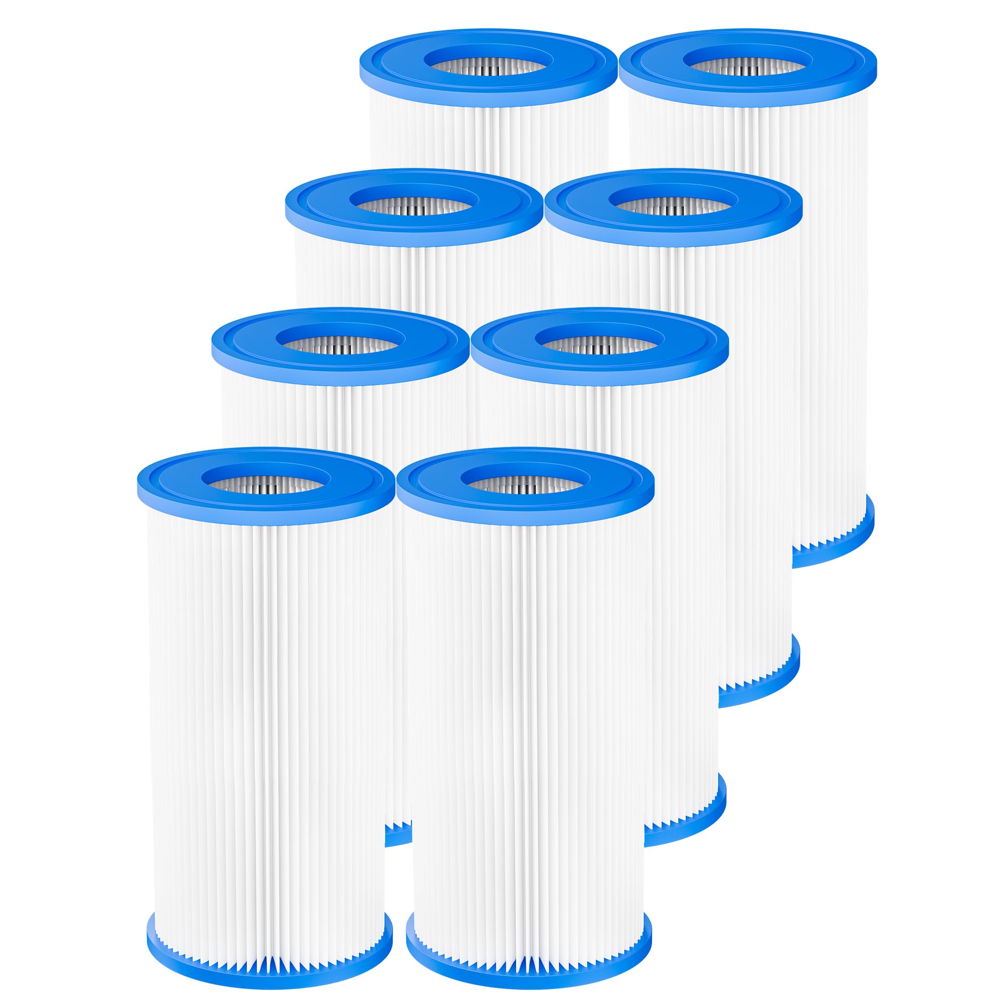 DAYEAR Filtre Piscine Type A ou C Compatible avec 29000E/59900E 8 Pack