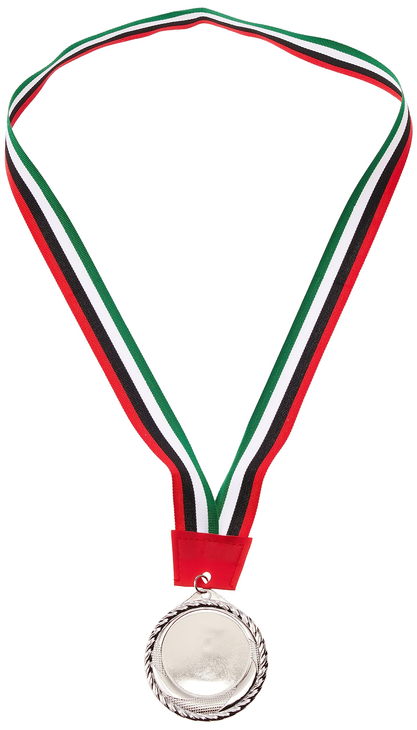 TA Sport LM-04 Silver Medal – Classic Award Medal with Silver Finish & Ribbon