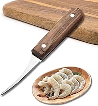 Machado Ultra-Sharp Shrimp Cord Opener | Shrimp Deveiner| Seafood Peeling Tool | Lobster Cord Remover Stainless Steel Kitchen Knife with ABS Plastic Handle (1-Pcs)