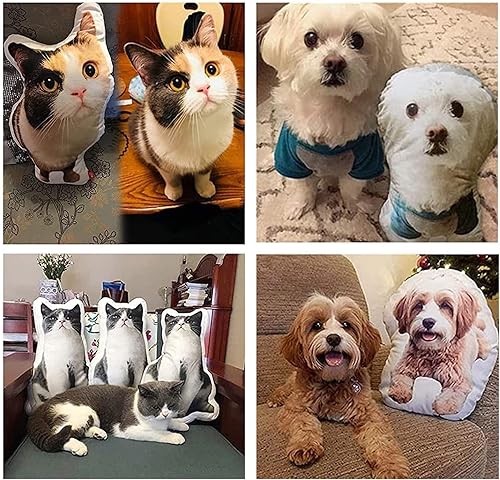 Miniatura 5 de Almohada personalizada para mascotas, almohada personalizada con forma de impresión 3D de doble cara, regalo distintivo para Acción de Gracias,