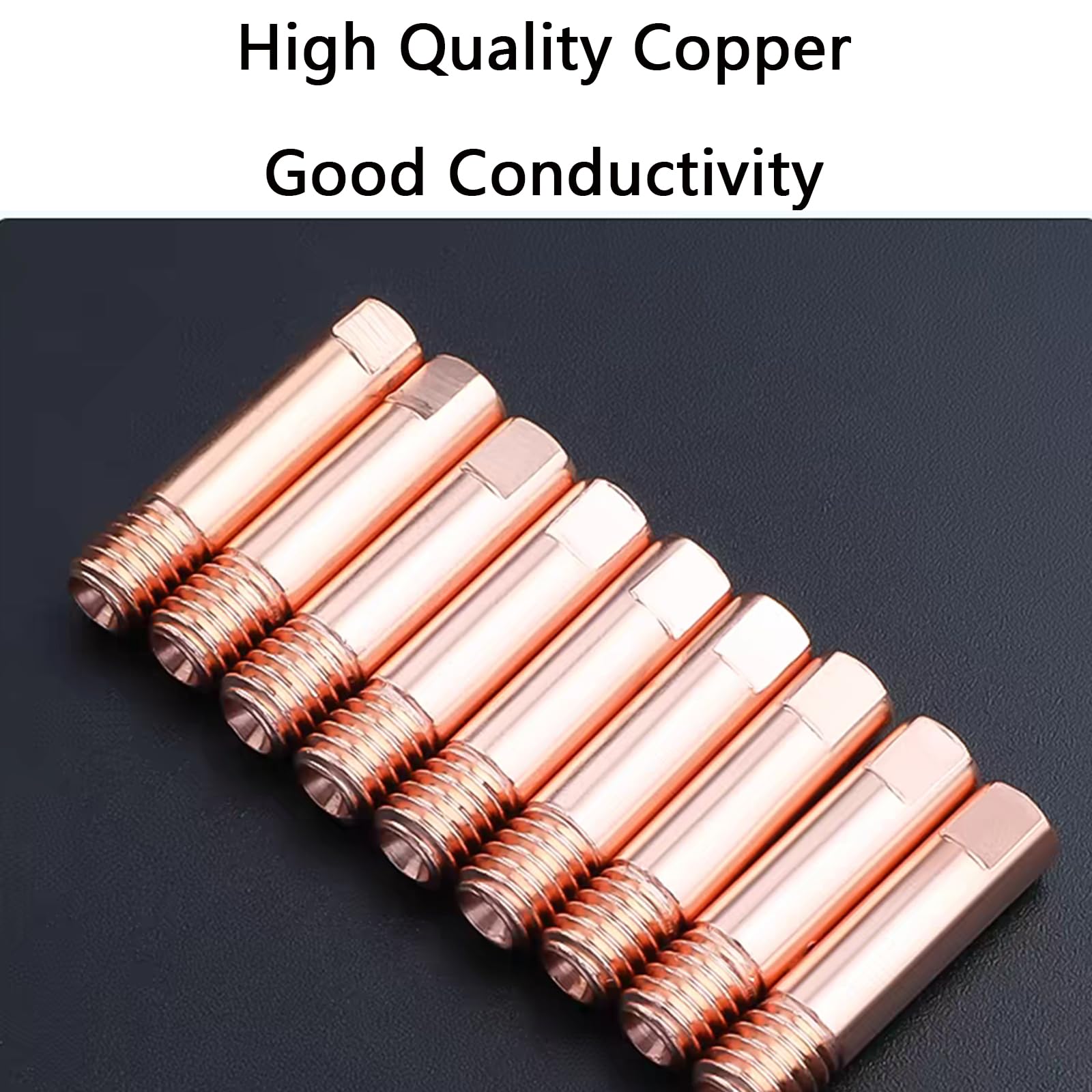 40-teiliges Schweißdüsen Set Aus Kupfer - 0,8/0,9/1,0 Mm Für 15AK MIG/MAG Schweißgeräte