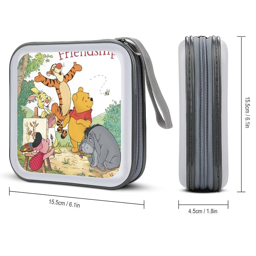 Disney/ディズニー★プーさん CD/DVDケース★中古品【ヴィンテージ】 Disney/ディズニー☆プーさん CD/DVDケース☆中古品