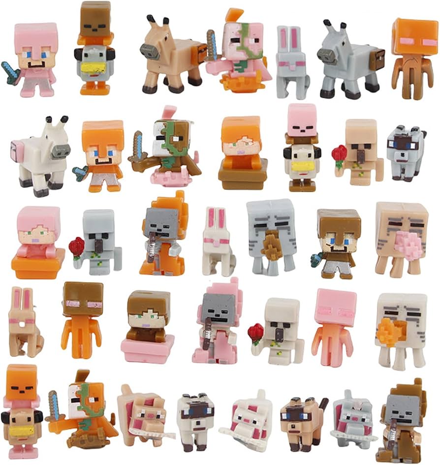 マインクラフト　フィギュアセット 楽天市場】マインクラフト Minecraft ナノメタルフィグ 20個入り