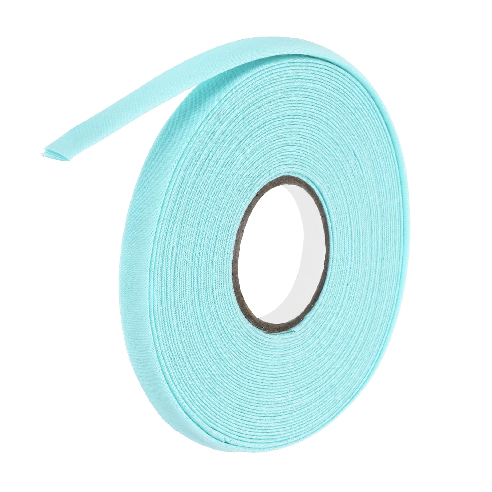 sourcing map 3/8 Inch Double Fold Bias Tape Polyester Continuous Bulk Bias Tape for Sewing,Seaming Quilting Hemming Binding Crafts (Lake Blue 10 Yards) — image 1