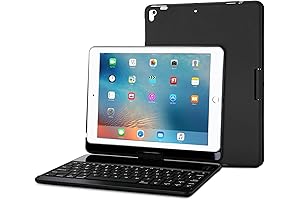 iPad 9.7 Keyboard, ProCase Keyboard Case for iPad 9.7 2018/2017/2016, 360 Degree...