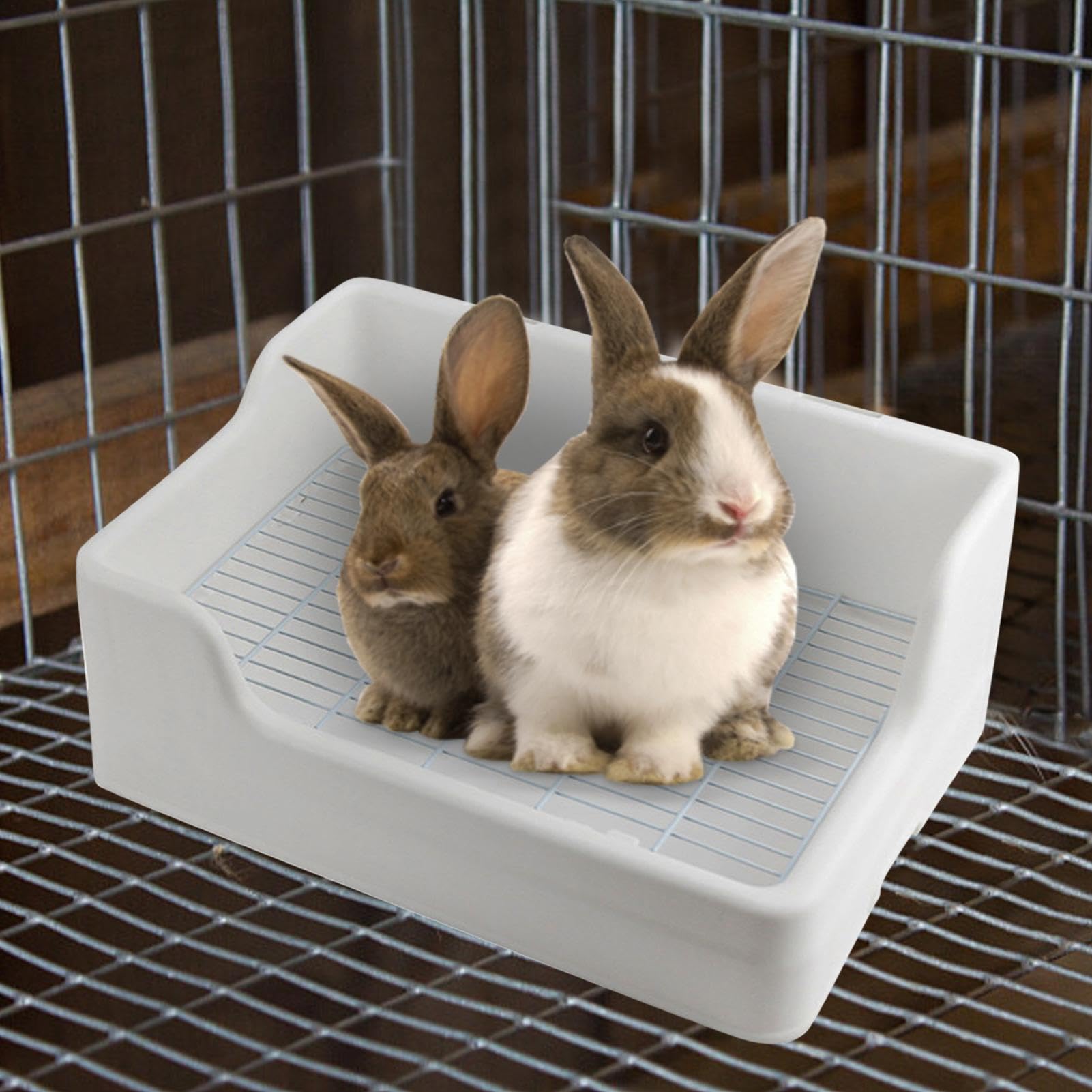 Generisch Bunny Litter Box | Small Animal Toilet Cage Potty Trainer