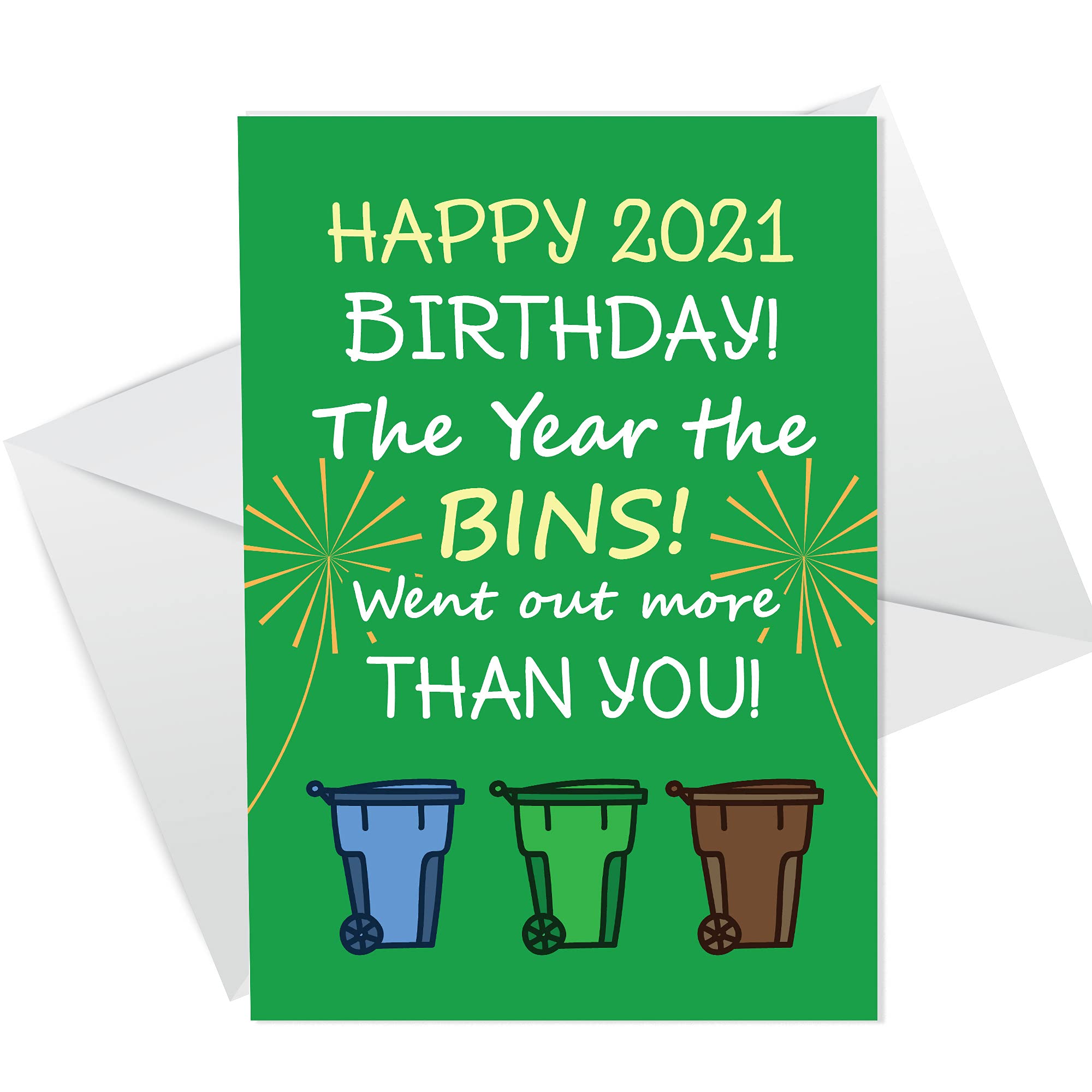 Funny 2021 Lockdown Birthday Card For Men Women Birthday Card For Mum Dad