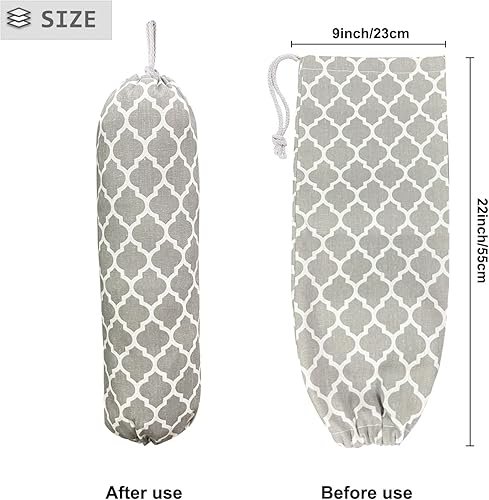 Miniatura 2 de Soporte para bolsas de plástico, organizador de bolsas de plástico para montaje en pared, organizador de bolsas de compras, dispensador grande de