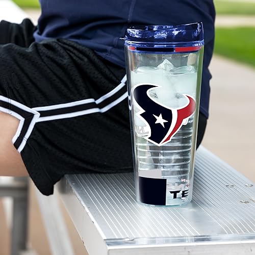 Miniatura 269 de Rico Industries NFL - Vaso clásico de fútbol americano de doble pared, 16 oz o 20 onzas, tapa W