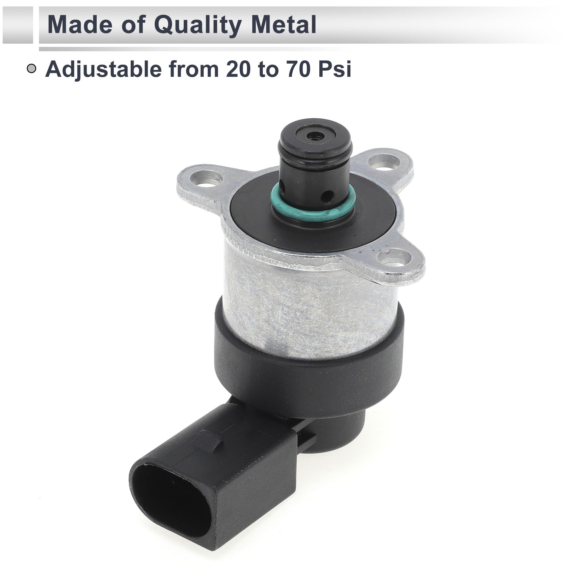 Motoforti Régulateur De Pression De Carburant pour BMW E87 2003-2012 1 Pc | OE 0928400498/0928400560, Matériau Métallique Résistant À La Corrosion, Pression Réglable 20-70 Psi