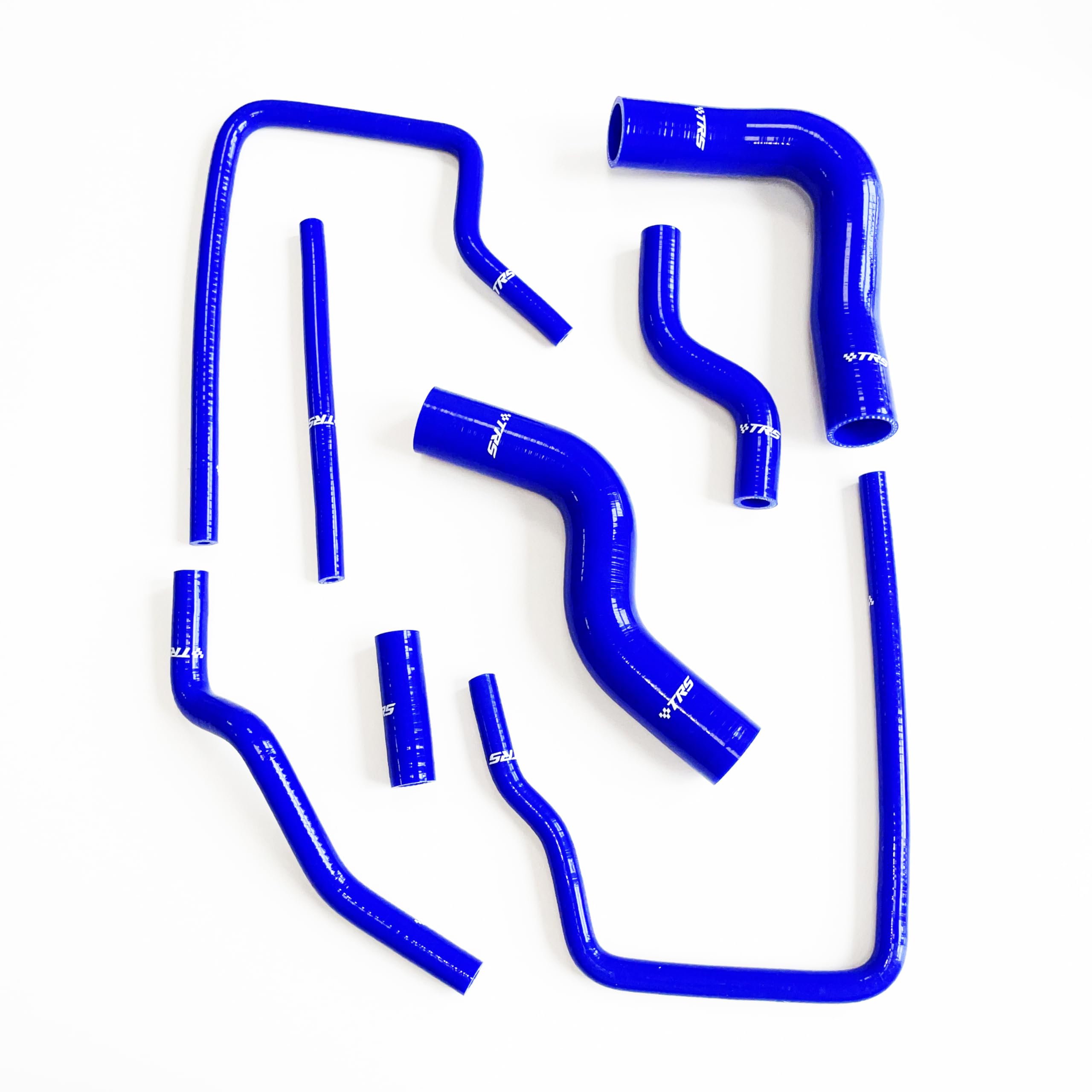 TRS Silikon-Kühlerschläuche kompatibel mit Subaru Impreza WRX STI GC8 GF8 EJ20 96-00 (blau)