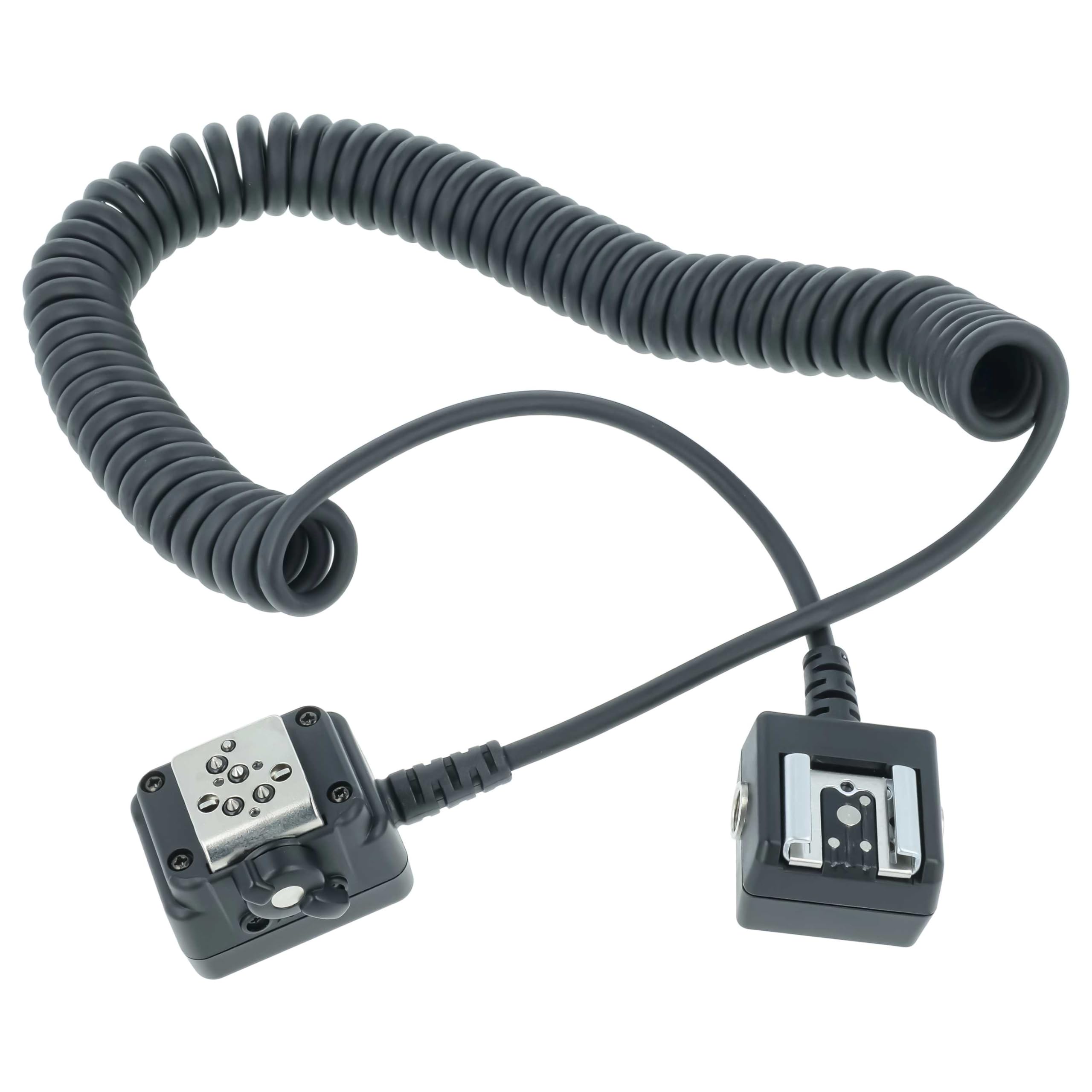 vhbw Câble TTL Compatible avec Nikon D300, D200, D40, D300s, D5100, D100, D4, D3200, D3, D3X Appareil Photo, Flash - Câble de synchronisation, 150cm