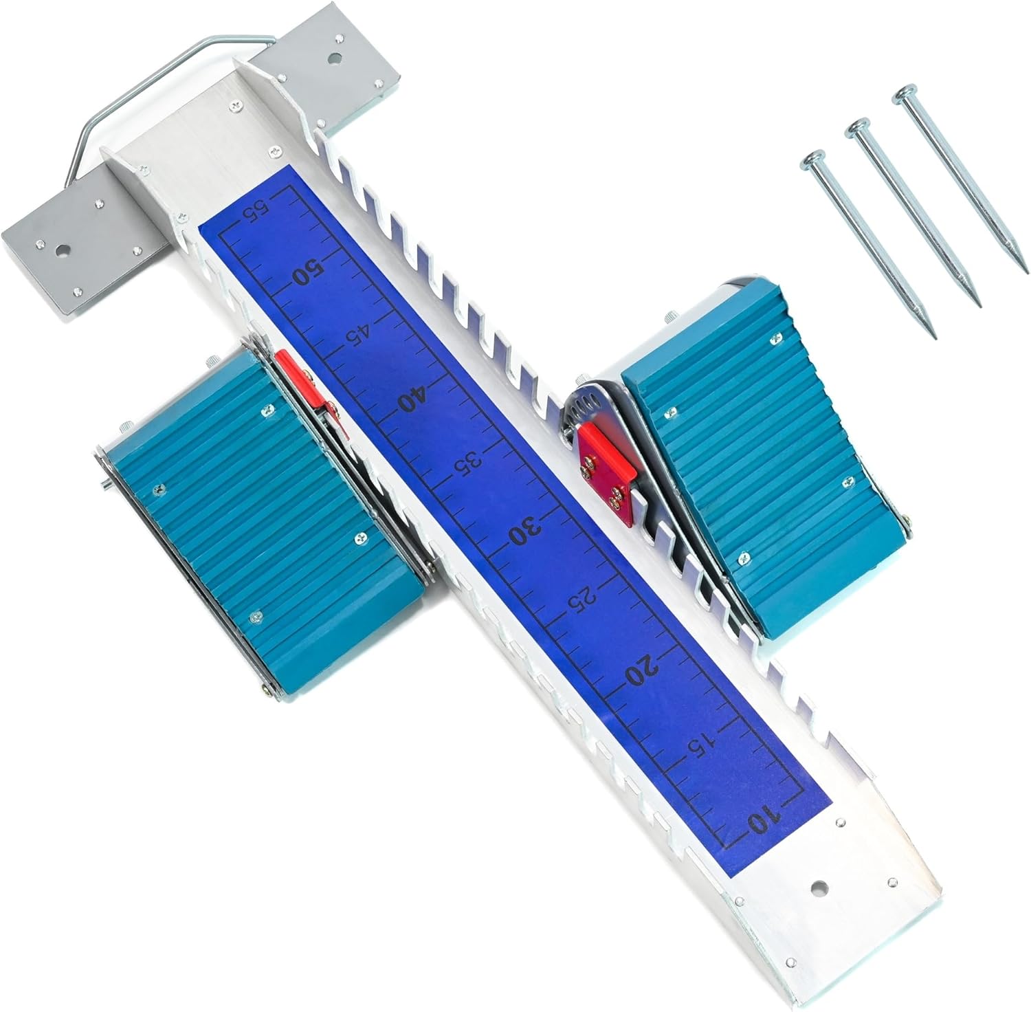 KZU 25in Starting Block, Adjustable Track and Field Block for Sprinter Athlete, Aluminum Alloy Multi-Function Starting Block for Plastic Runway, Tracks, Angel Adjustable