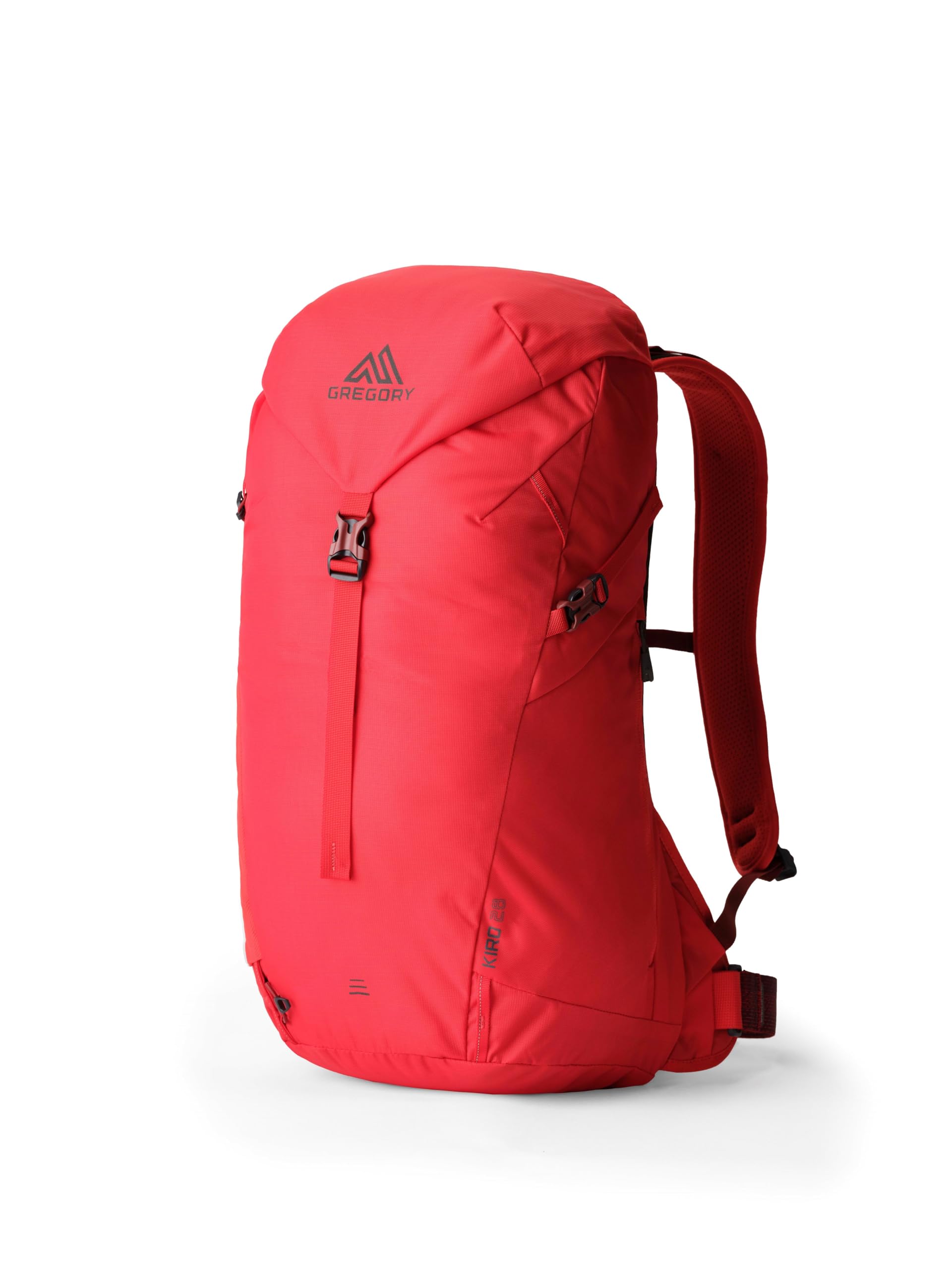 Gregory Cloud Control - Kiro 28 - Day Hiking Backpack, 53 cm, 28 L, 0.81 KG, Lightweight dayhiking backpack, reservoir compatible, flexible hipbelt, Red (Lava Red)