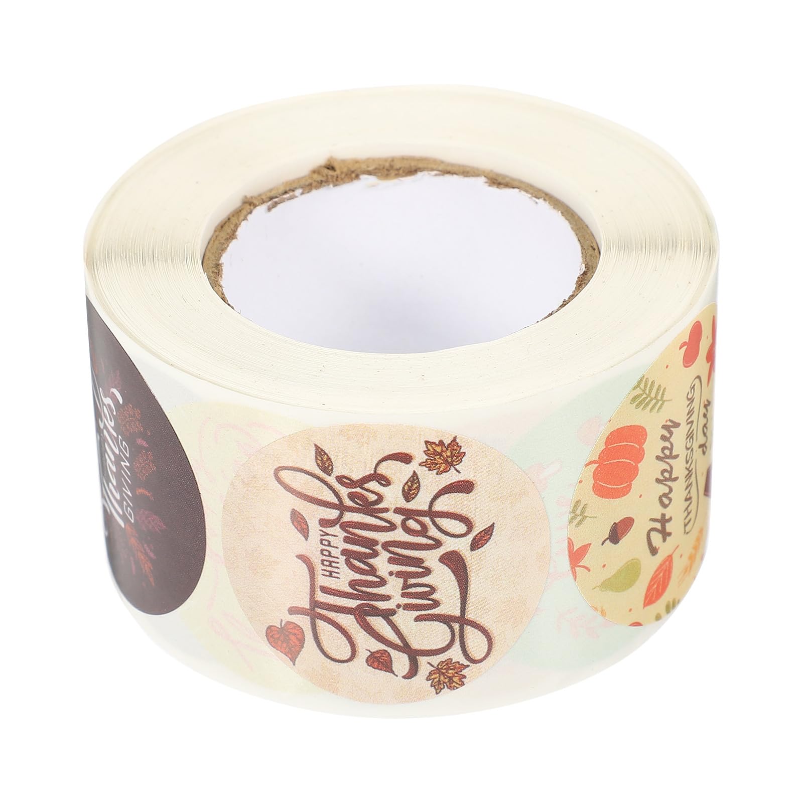 STOBOK 4rotoli Etichette Adesive Decorative Per Sealing Di Stickers Per Ringraziamento Per Buste e Confezioni Di Biscotti Pane e Regali