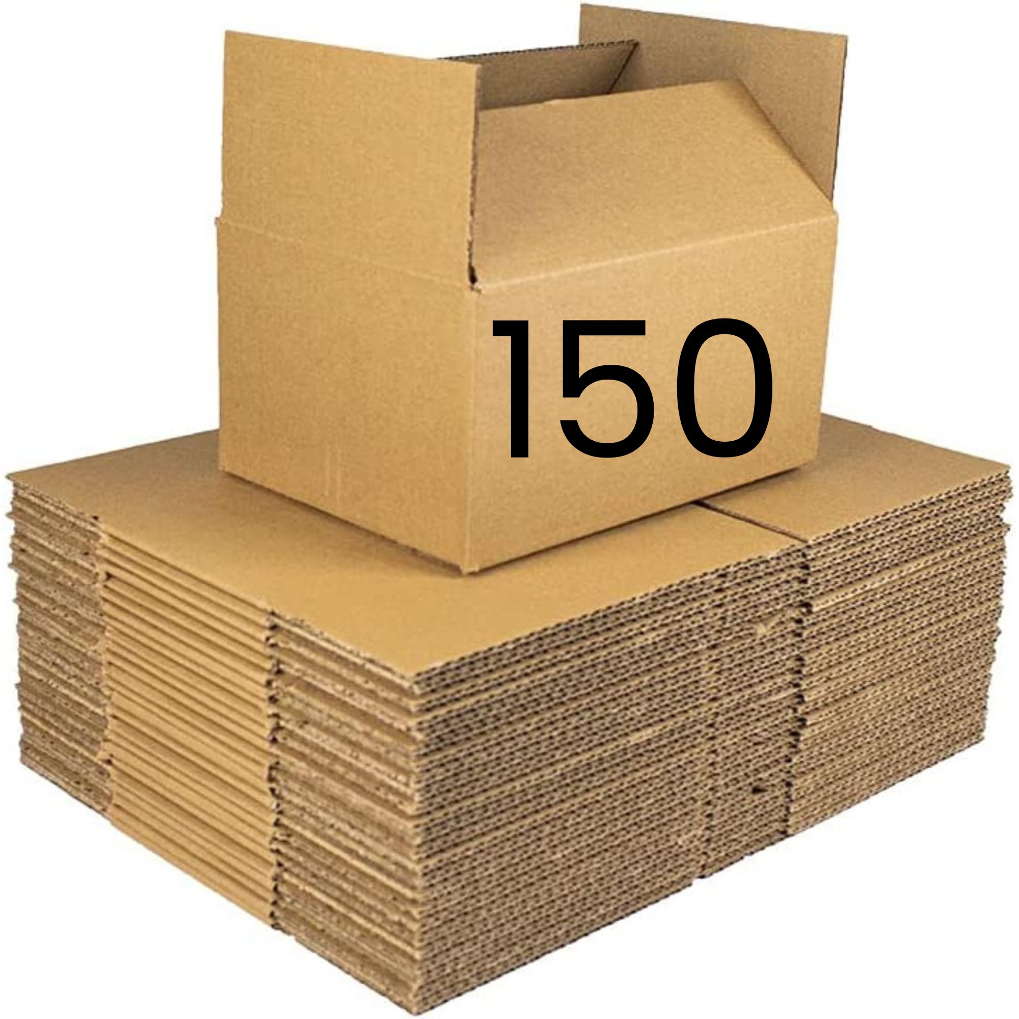 Royal Mail - Scatole per spedizioni in cartone di piccole dimensioni, 20 x 15 x 10 cm, resistenti e perfetti per qualsiasi attività online, confezione da 150 pezzi