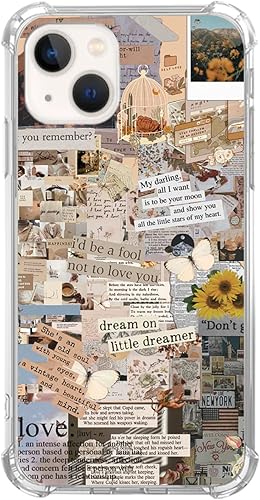 Miniatura 2 de Funda con diseño de flores retro 15 Plus compatible con iPhone 15 Plus, funda de flores hippie verde salvia para niñas, mujeres y hombres, funda