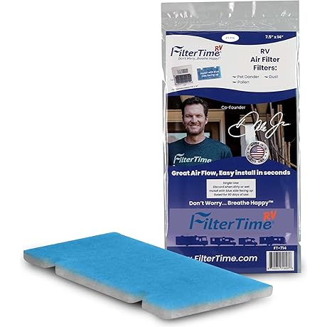RV AC Filter - FT-714 RV Air Filter 7.5"x14" for Dometic Air Grille