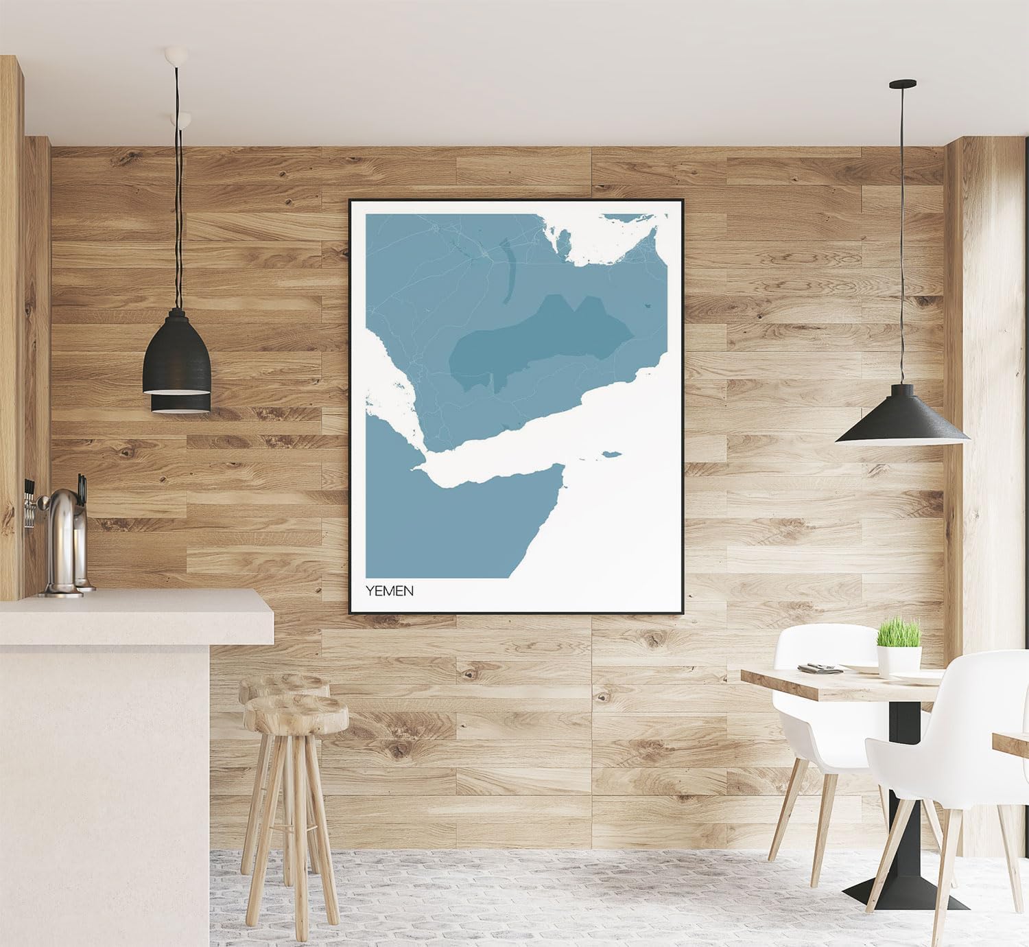 Modern Colored Hometown Poster of Yemen 7 | 11x17 12x18 16x24 24x36 Unframed Wall Art | Minimalism City Traveler Print | Minimal Gift | Minimalist Home Office Decor
