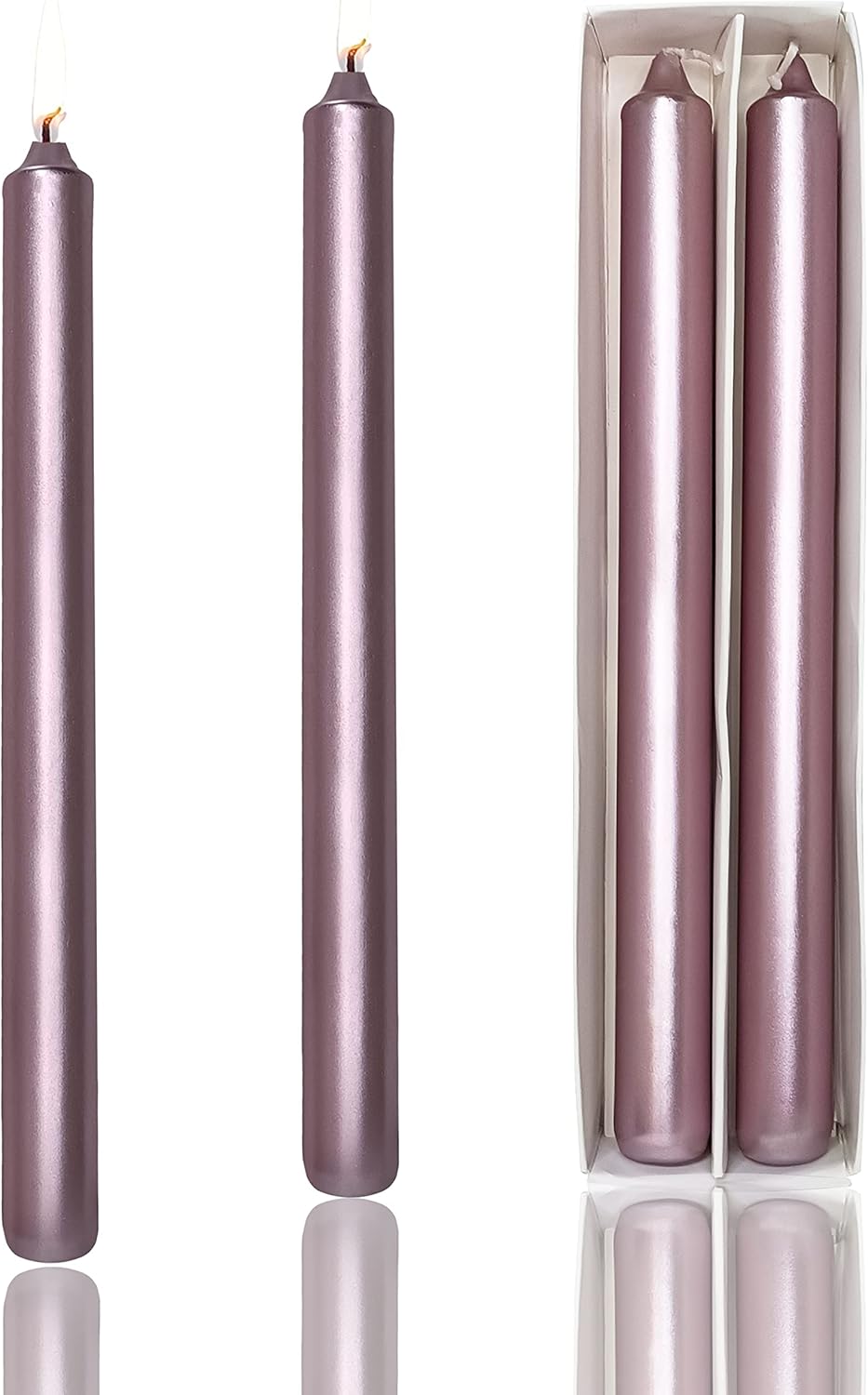 Pink Taper Candle Unscented Decorative Candles Ideal as