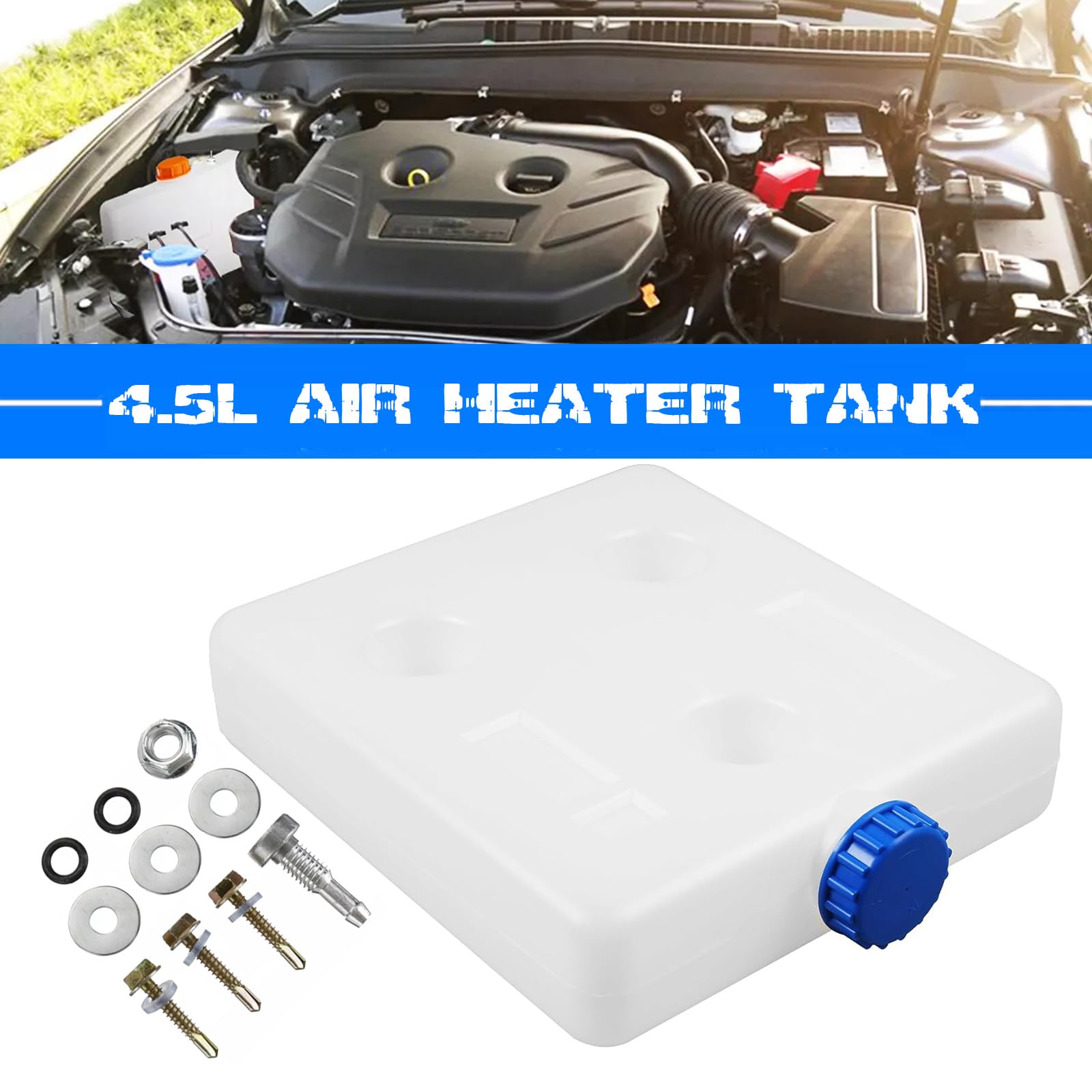 Depósito de gasolina de aceite calefactor de plástico de 10 L, tanque de gasolina de plástico, tanque de combustible de aceite calefactor para coche, calentador de cabina diésel, automóvil, camión