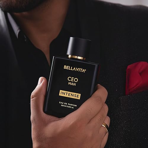 Miniatura 2 de Be.lla Vita Luxury CEO Perfume intenso de larga duración para hombre  EDP 3.4 fl oz  Bergamota, lavanda y orquídea  Aroma de fragancia cítrica,
